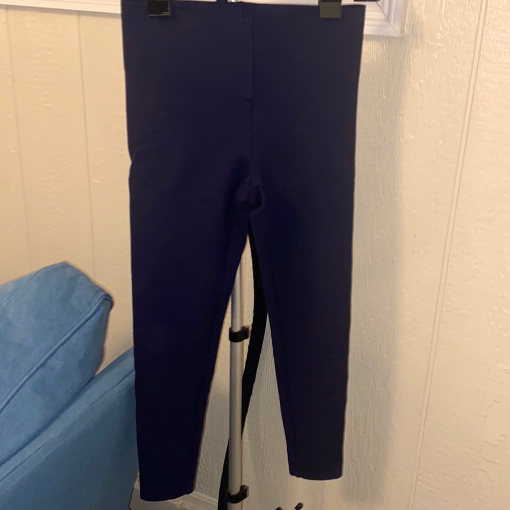Dark navy blue ponte leggings